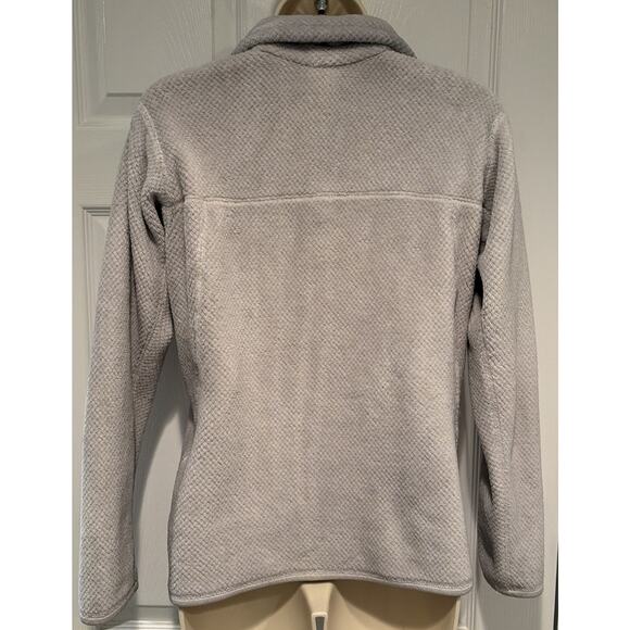 Patagonia Women’s Polartec retool Fleece Pullover Jacket Cream Beige Sz M Snap-T - Picture 5 of 11